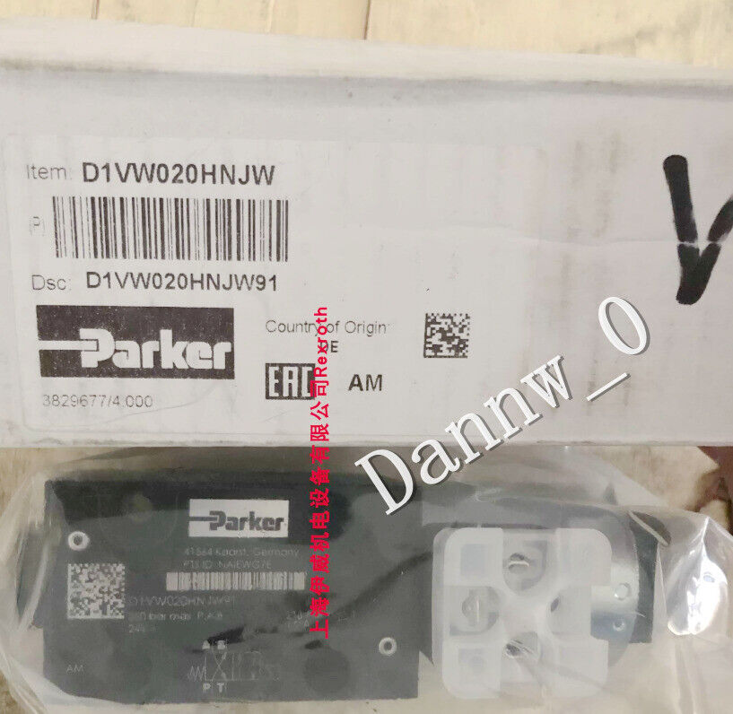 new Parker D1VW020HNJW91 Valve Invoice - PARKER