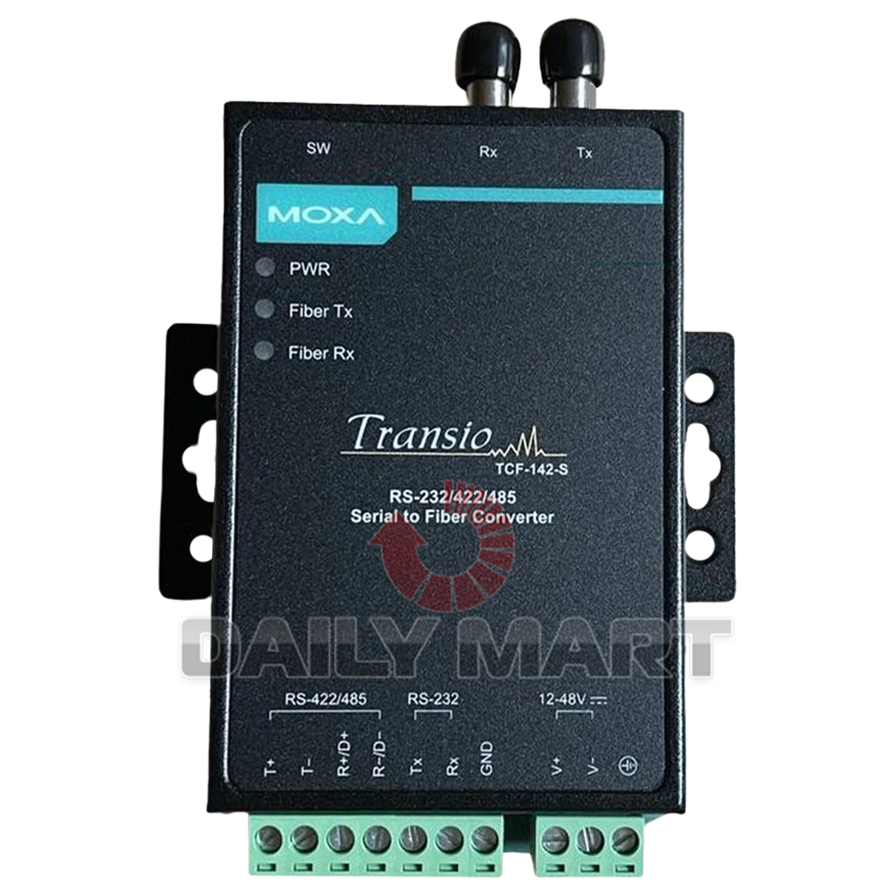 new MOXA TCF-142-S-SC Fiber Optic Converter - MOXA