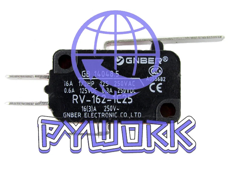 10Pcs Gnber RV-162-1C25 RV1621C25 Micro Switches ~