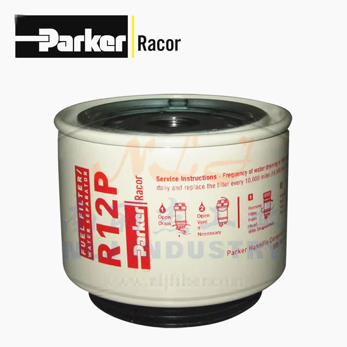 new 1pcs Parker Racor R12P Fuel Filter/Water Separator Filter