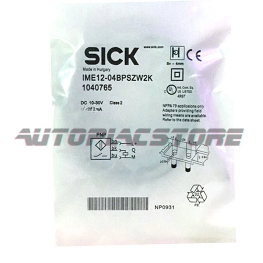 SICK IME12-04BPSZW2K Inductive proximity sensors ,PNP, 1PCS~US