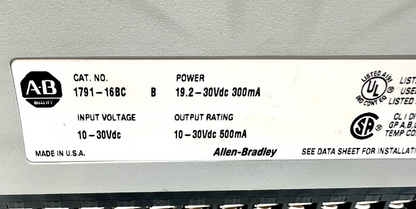new Allen Bradley 1791-16BC Block Module - ALLEN BRADLEY