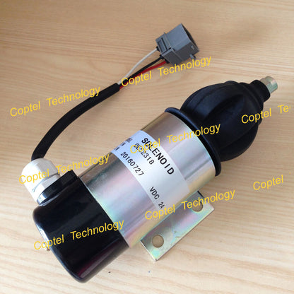 Fit for Volvo Penta 24V Fuel Flameout Solenoid Valve OE51557 - FIT