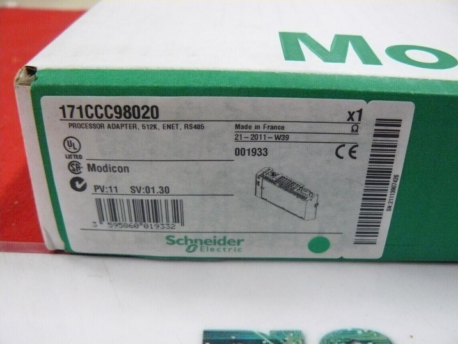 Schneider 171CCC98020 Modicon Ethernet CPU - SCHNEIDER