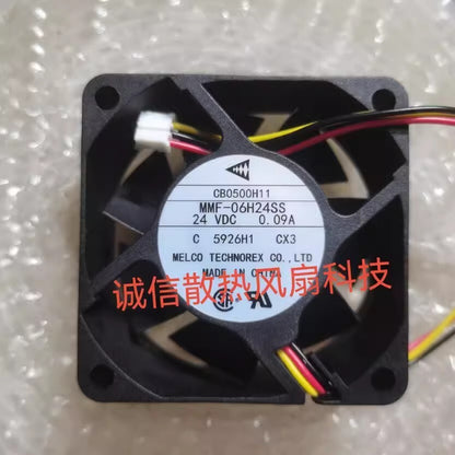 Mitsubishi MMF-06H24SS-CX3 DC24V 0.09A 2-Wire Mute Cooling Fan