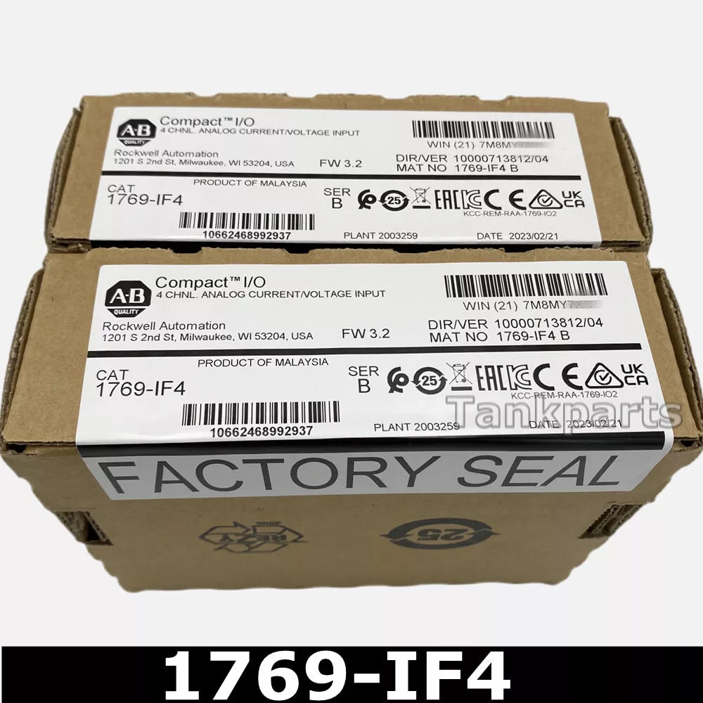 Allen-Bradley SER B CompactLogix 4-Ch Input Module - 1769-IF4 New Factory Sealed - ALLEN-BRADLEY