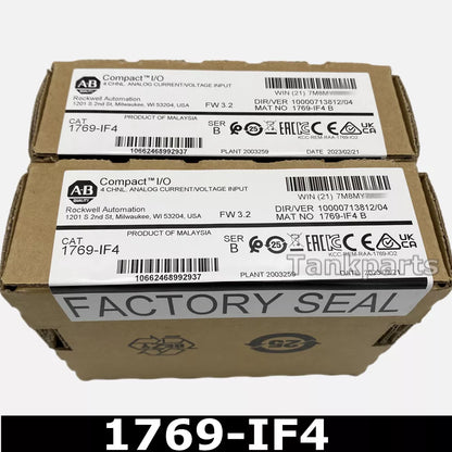 Allen-Bradley SER B CompactLogix 4-Ch Input Module - 1769-IF4 New Factory Sealed - ALLEN-BRADLEY