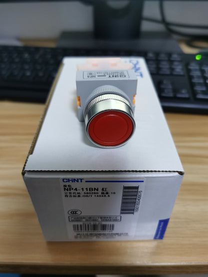 10PCS Chint NP4 Series NP4-11BN Pushbutton Switchs Self Reset  Free Ship