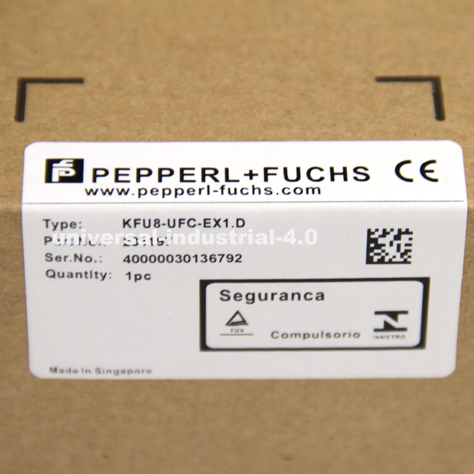 new PEPPERL+FUCHS KFU8-UFC-EX1.D Frequency Converter - PEPPERL+FUCHS