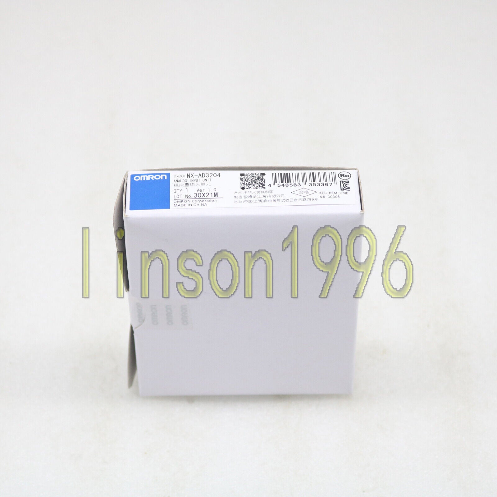 Omron NX-AD3204 Analog Input Unit - High-Quality Signal Monitoring - OMRON