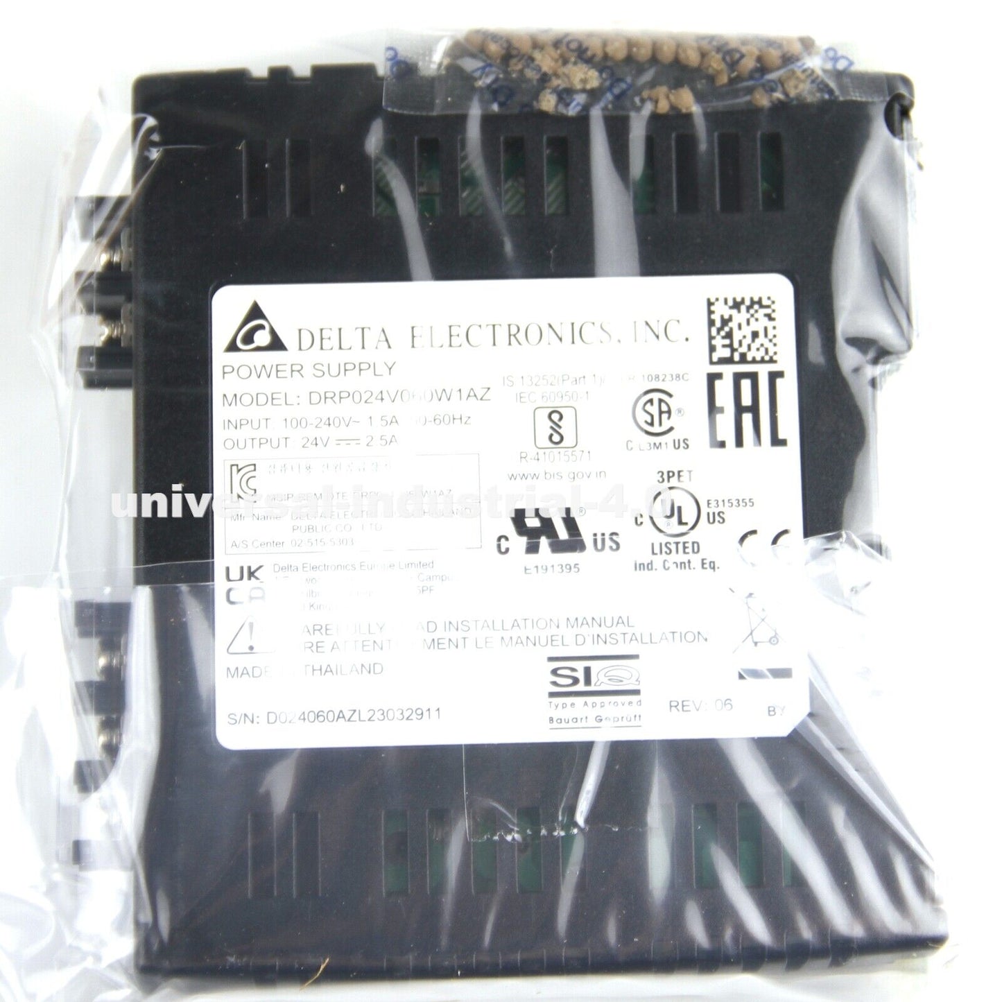 Delta DRP024V060W1AZ Power Supply - DELTA