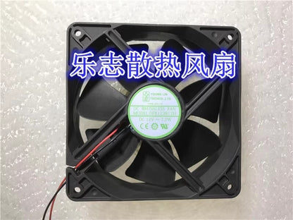 YOUNG LIN DFB123812H 12038 DC12V 7.2W 12CM 2-Wire Inverter Cooling Fan