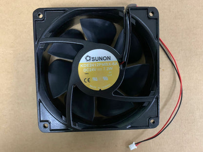 new 1pcs SUNON KDE2412AMBX-6A 12CM 24V 7.2W for Danfoss inverter fan