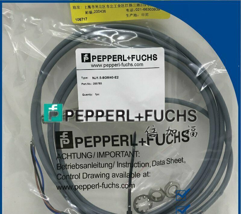 Pepperl+ Fuchs NJ1.5-8GM40-E2 Proximity Sensor - PEPPERL+ FUCHS
