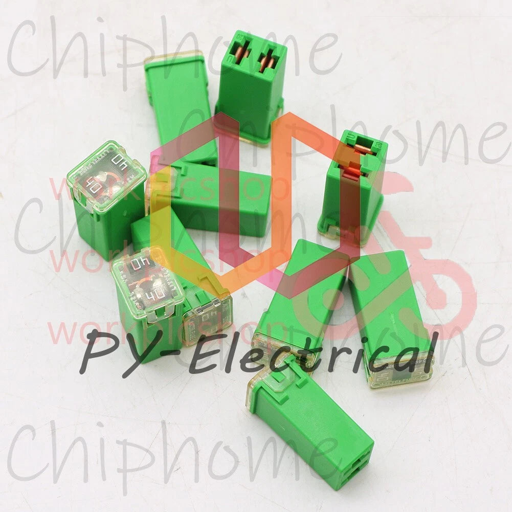 5PCS 0495040 Littelfuse 495 Square Car Fuse 40A 32V JCASE Cartridge Fuse