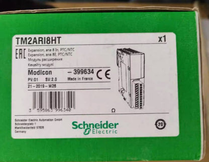 NEW SCHNEIDER TM2ARI8HT PLC Analog Expansion Module - Module - Analog - Expansion Module for PLC - Model: TM2ARI8HT - Size: 2U - Weight: N/A - Voltage: 24VDC - Compatible with SCHNEIDER TM2A Series - SCHNEIDER
