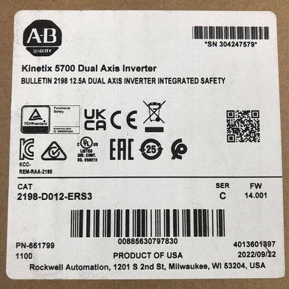 Sealed Allen Bradley Kinetix 5700 Dual Axis Inverter Module - ALLEN BRADLEY