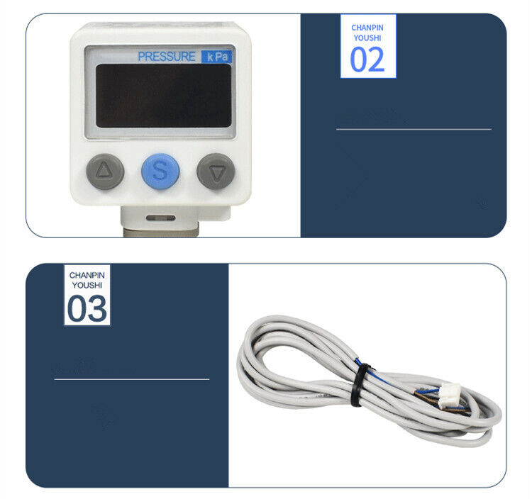 new MAXZDH SMC ZSE30AF-01-N-L digital pressure switch -100~100kPa