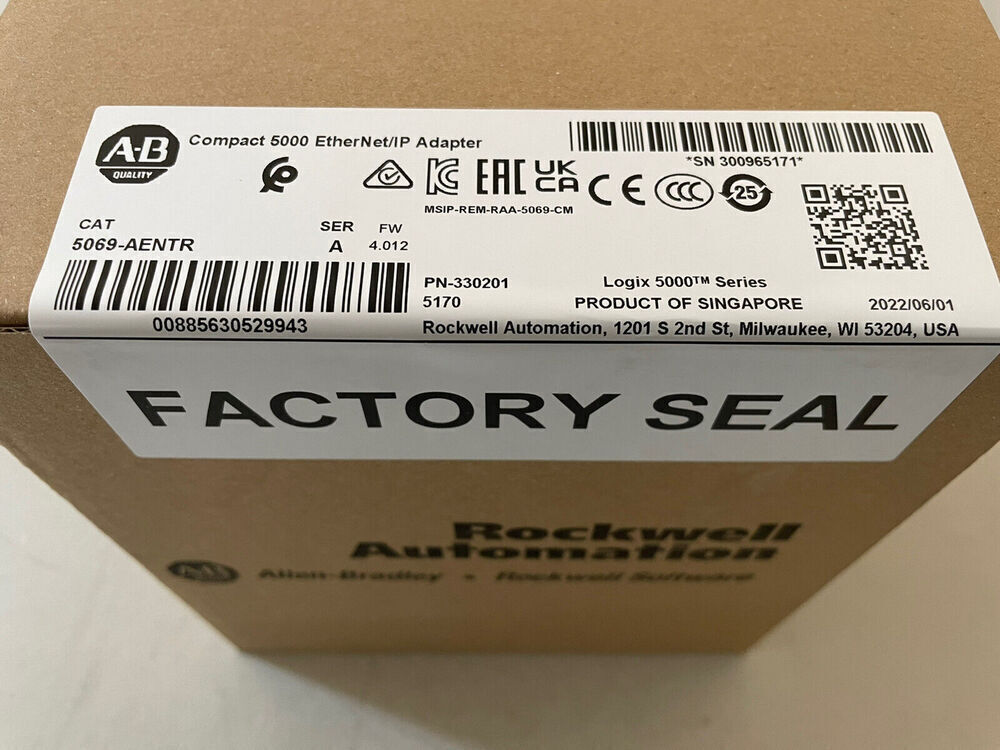 Allen-Bradley AB 5069-AENTR Compact 5000 EtherNet/IP Adapter - ALLEN-BRADLEY