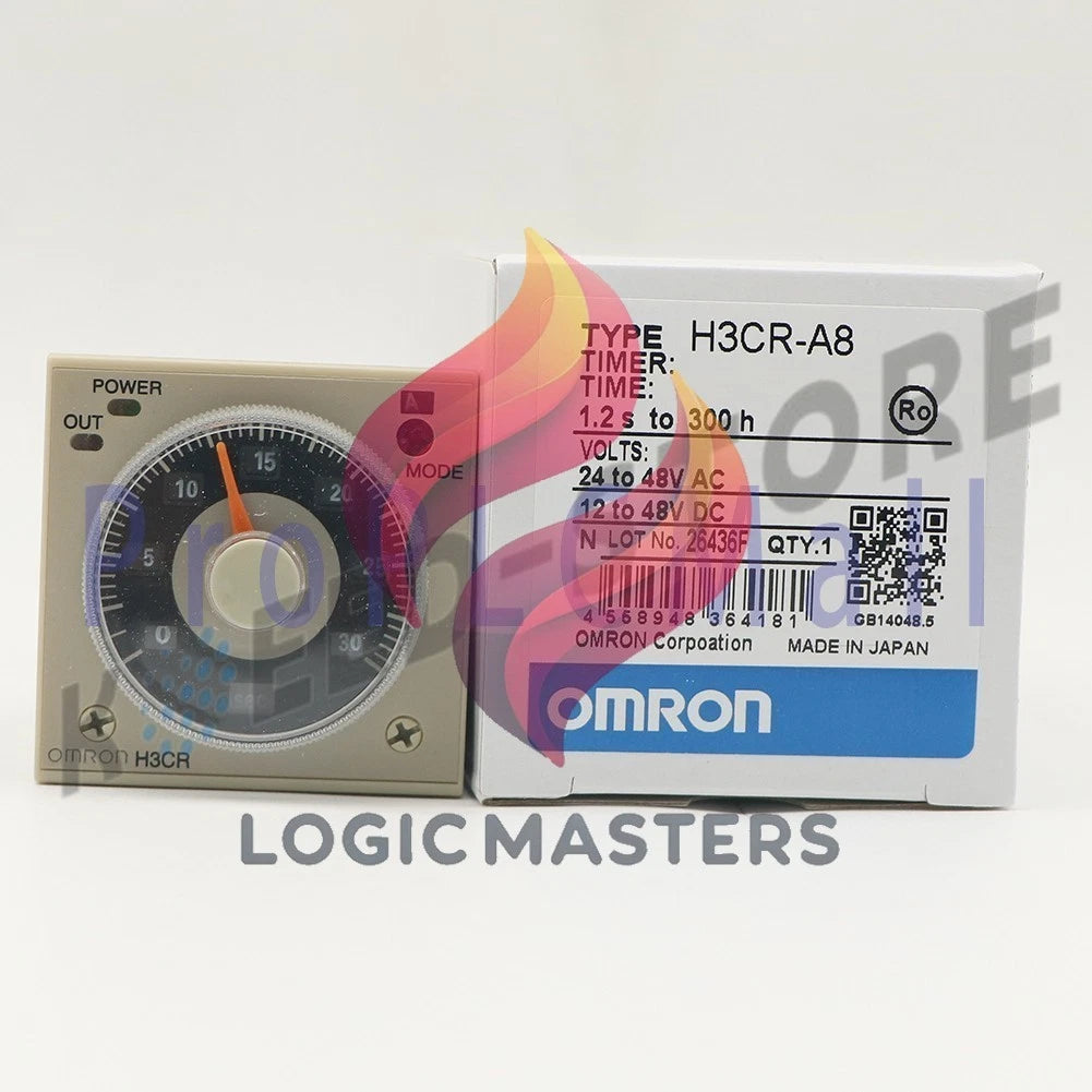 1x Omron H3CR-A8 H3CRA8 24-48VAC 12-48VDC Timer