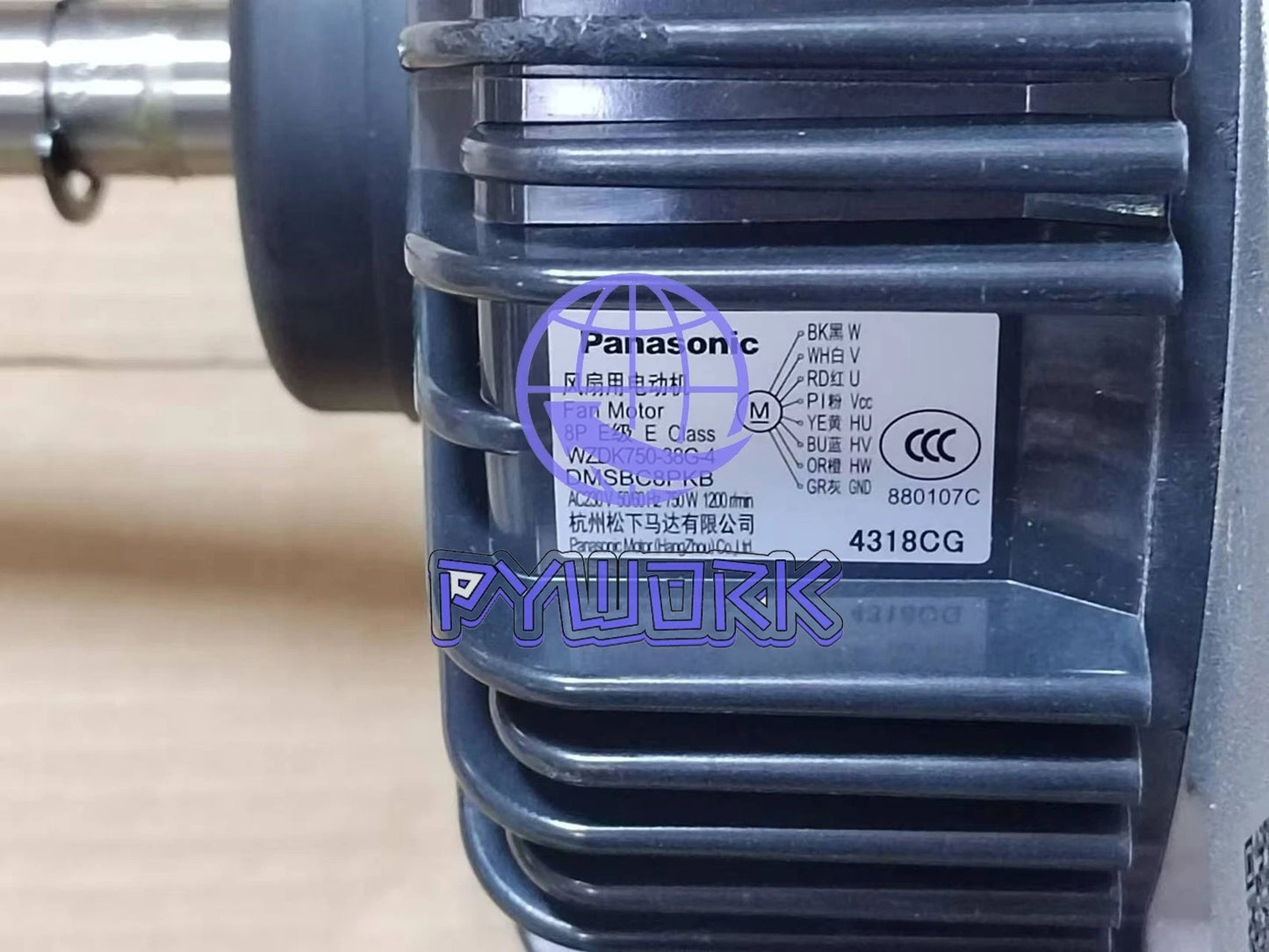 1PCS Panasonic MDV4 Air Conditioner DC Motor WZDK750-38G-4
