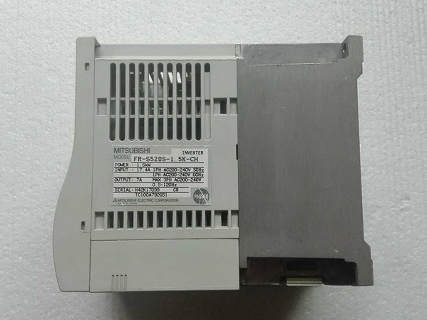 used Mitsubishi inverter FR-S520S-1.5K-CH tested in good condition - MITSUBISHI