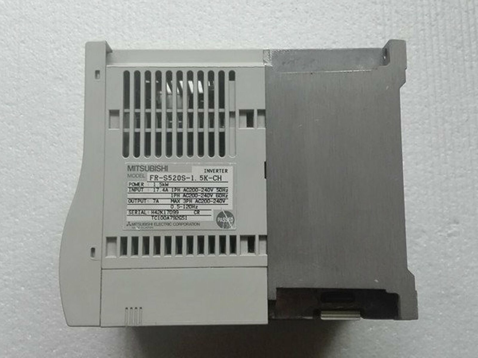 used Mitsubishi inverter FR-S520S-1.5K-CH tested in good condition - MITSUBISHI