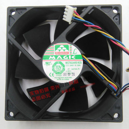 MAGIC MGT9224HB-W25 24V 0.19A 9025 9CM 4-wire PWM cooling fan