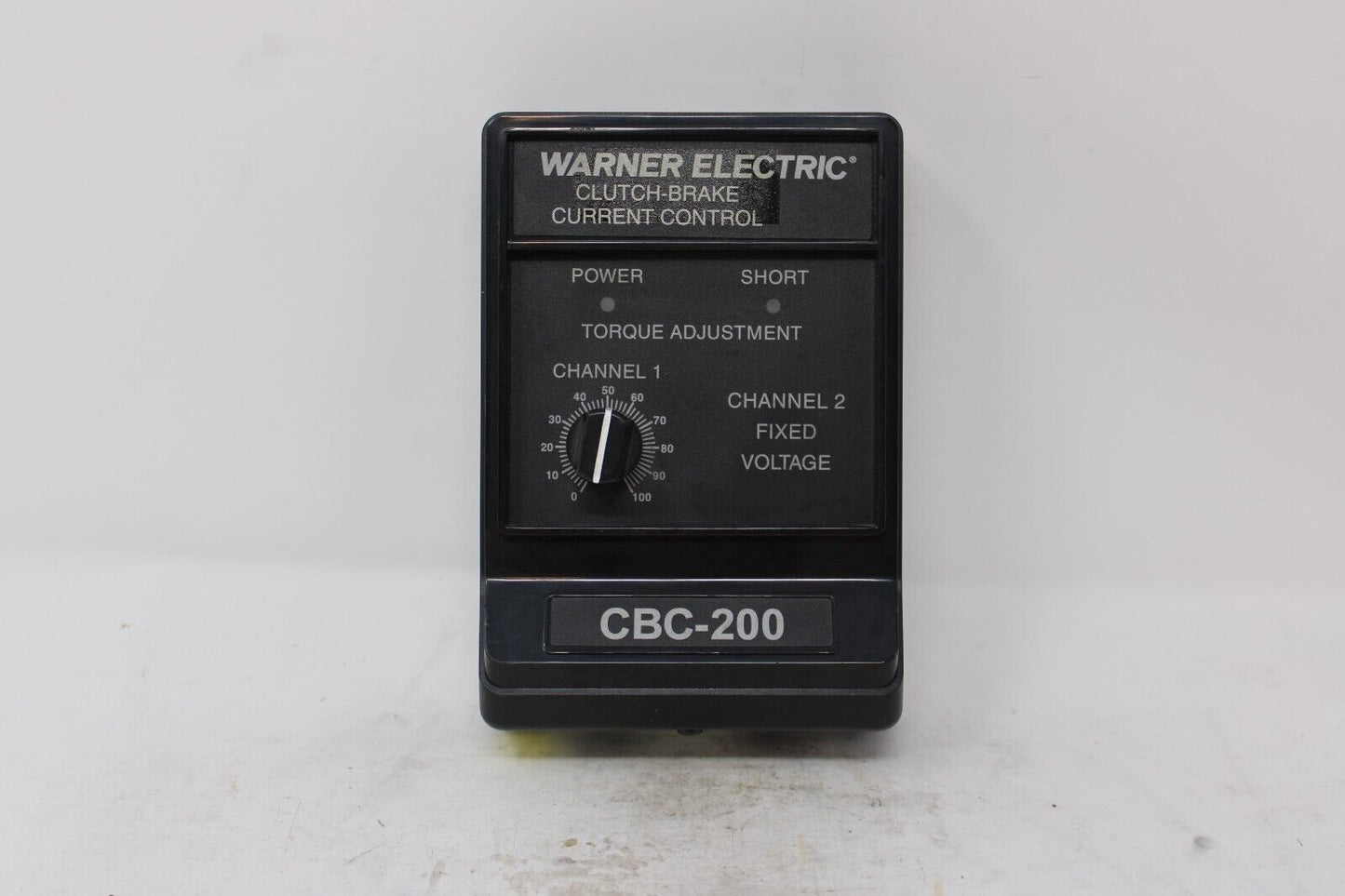 used Warner Electric CBC-200 Clutch Brake Control 6011-448-001 - WARNER ELECTRIC