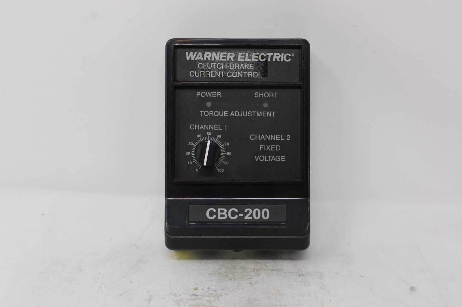 used Warner Electric CBC-200 Clutch Brake Control 6011-448-001 - WARNER ELECTRIC