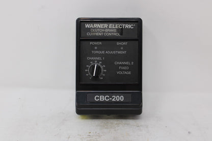 used Warner Electric CBC-200 Clutch Brake Control 6011-448-001 - WARNER ELECTRIC