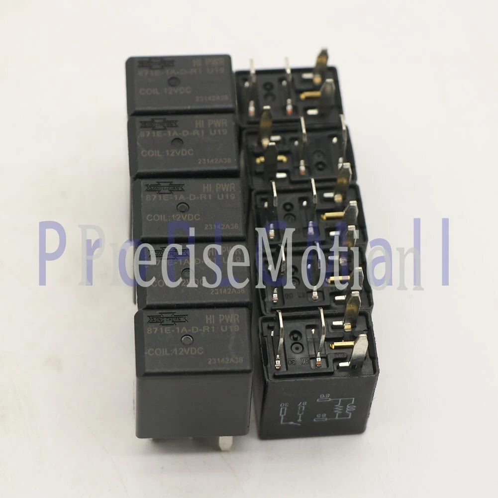 10PC SONG CHUAN 871E-1A-D-R1 U19 12VDC Power Relay 5Pin 871E-1A-D-R1-U19