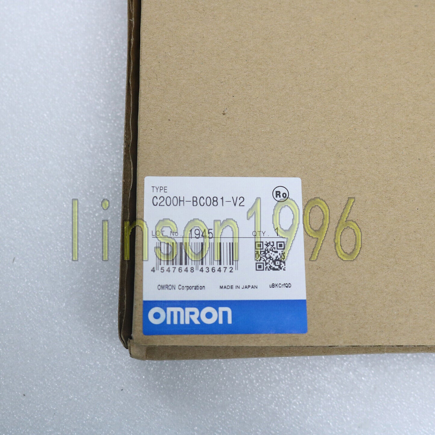 Omron PLC Module C200H-BC081-V2 One Year - OMRON