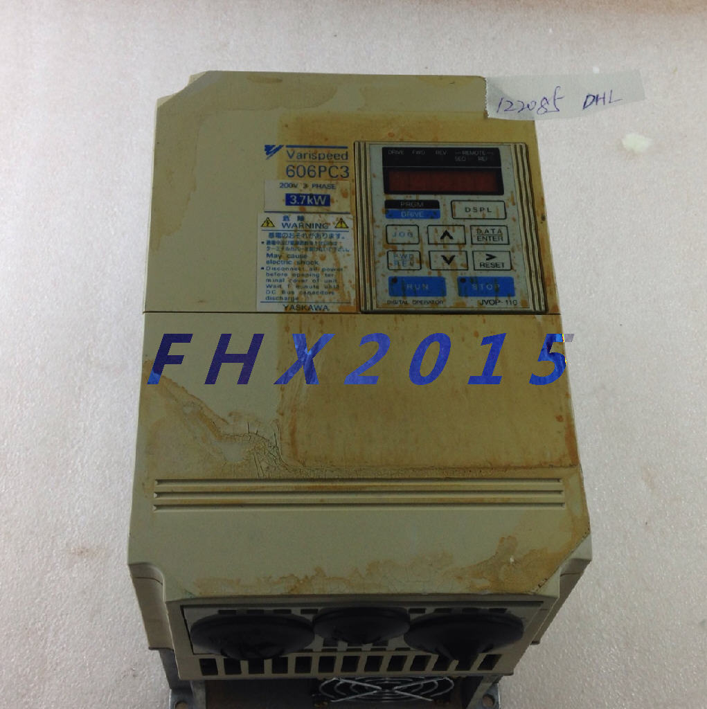 used Yaskawa 606PC3 3.7KW 220V CIMR-PCA23P7 - YASKAWA