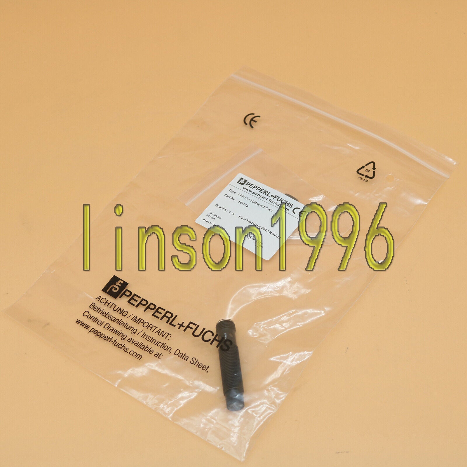 Pepperl+Fuchs P+F Sensor NRN10-12GM40-E2-C-V1 - PEPPERL+FUCHS