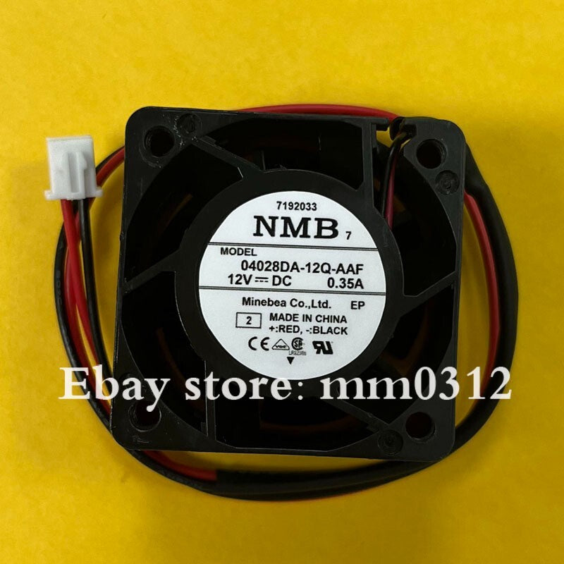NMB 04028DA-12Q-AAF 4028 DC12V 0.35A 4CM 2-Pin high volume server cooling fan