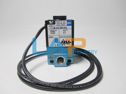 new 1PCS FOR MAC 111B-421BAAA Solenoid Valve - SOLENOID VALVE CO.
