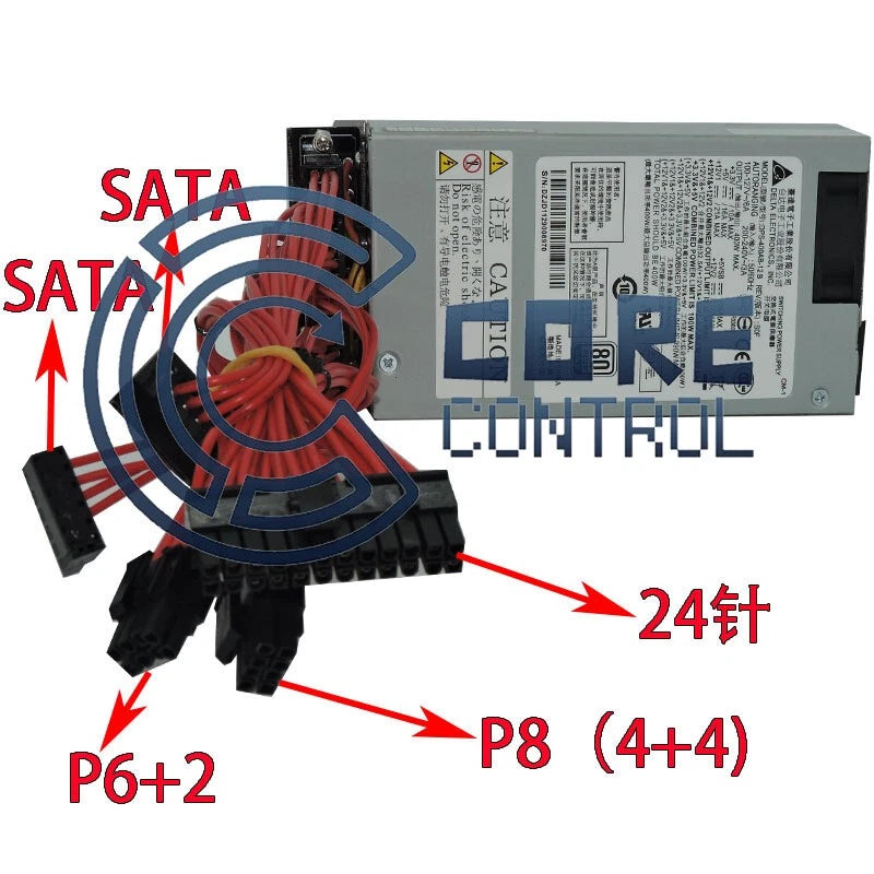 400W 1U Switch Power Supply for DELTA R47M41K39 12V T39 FLEX ITX Computer Server