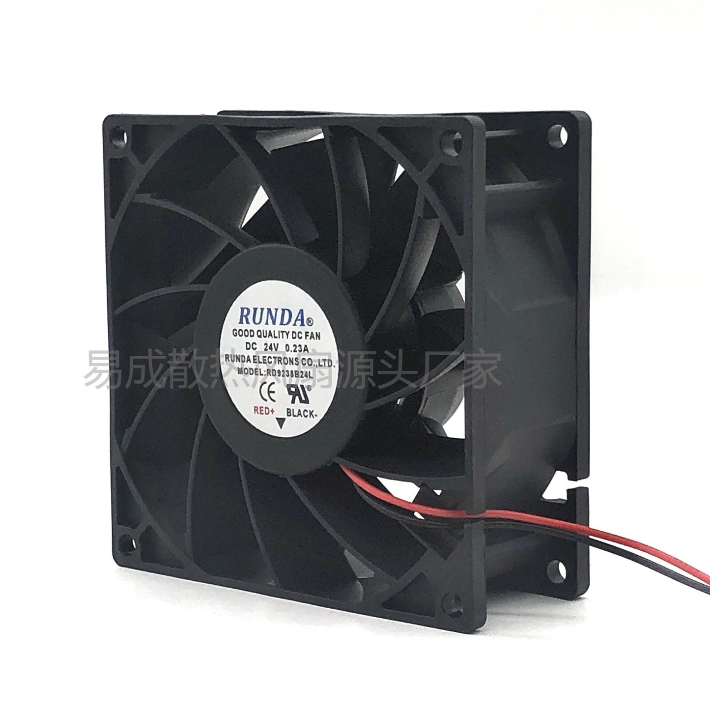RUNDA RD9238B24L DC24V 0.23A 9038 2-wire inverter silent cooling fan