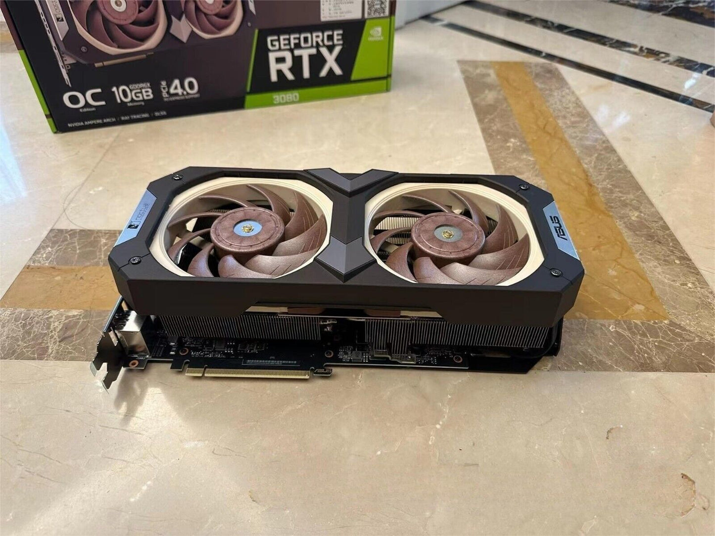 used OEM For Asus NVIDIA GeForce RTX 3080 OC 10GB NOCTUA GDDR6X Graphics card