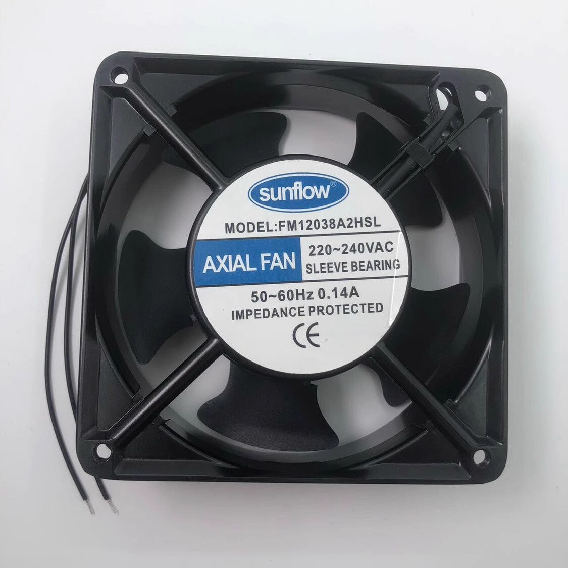 sunflow FM12038A2HSL AC220V-240V 0.14A Inverter Axial Cooling Fan