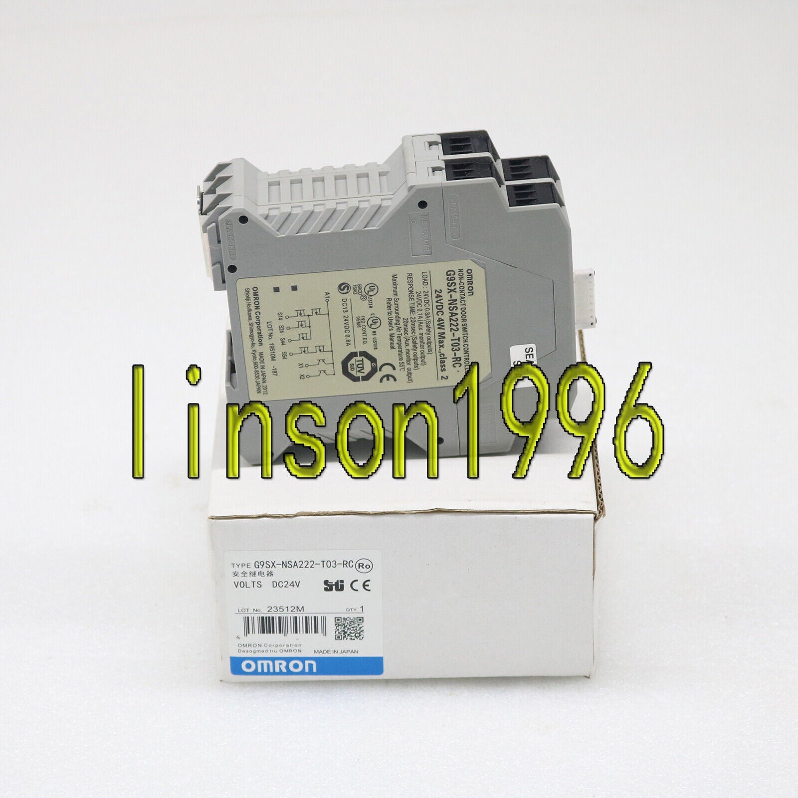 ONE OMRON G9SX-NSA222 Safety Relay 1 Year - OMRON