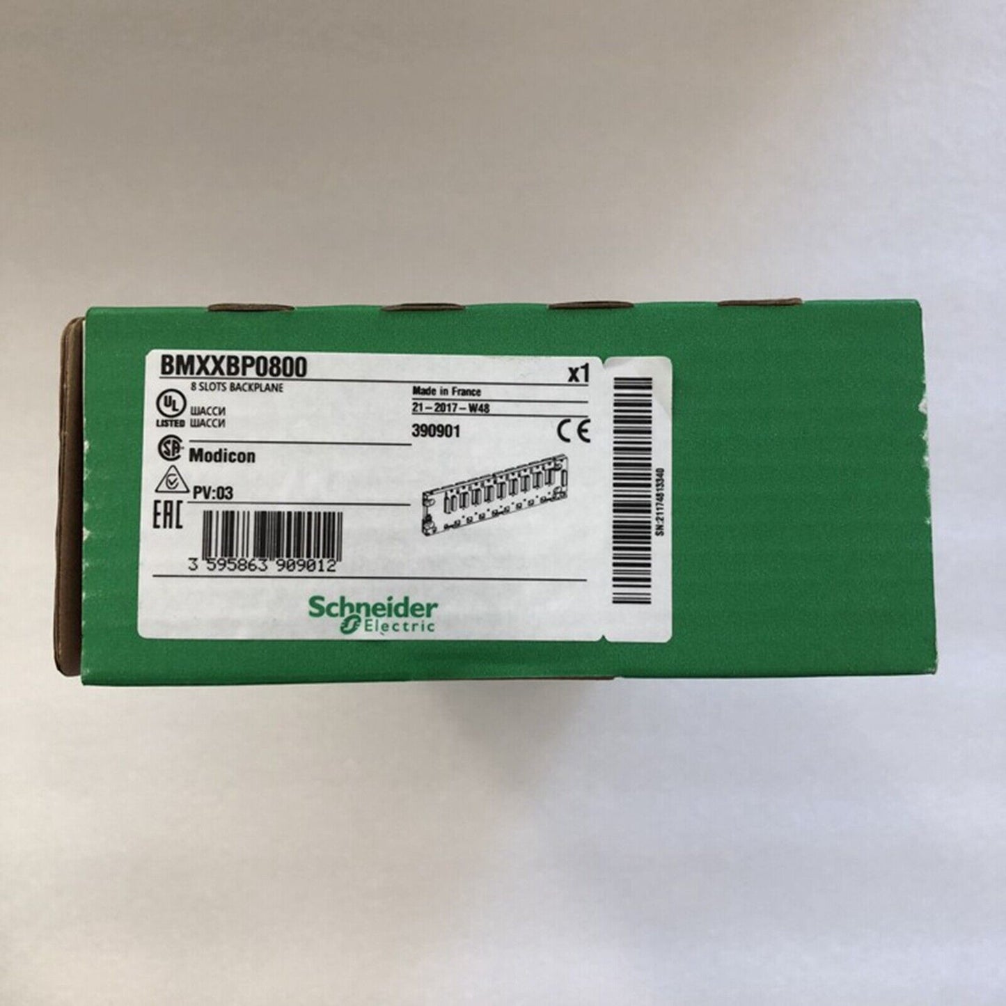 SCHNEIDER BMXXBP0800 8-Slot Backplane - SCHNEIDER