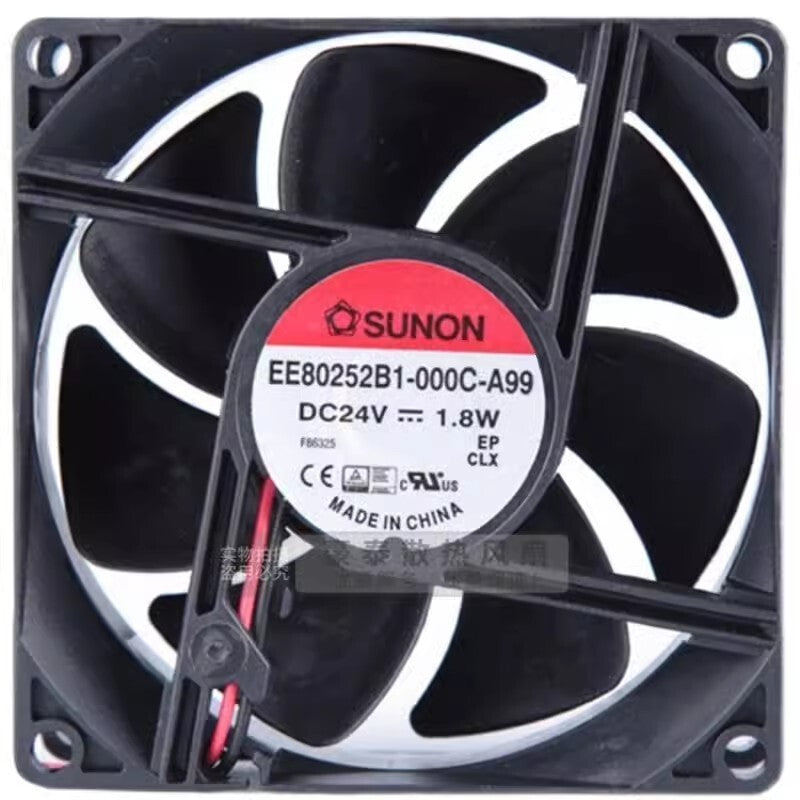 SUNON ME80252V1-000C-A99 8025 DC24V 1.8W 8CM 2-Wire Inverter Cooling Fan