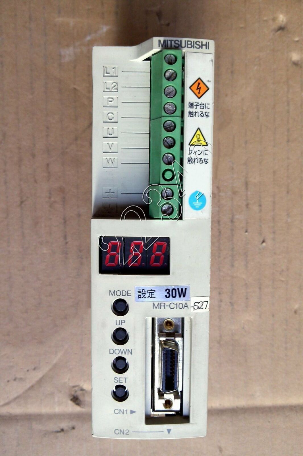 Mitsubishi MR-C10A-S27 used servo drive in good condition - MITSUBISHI