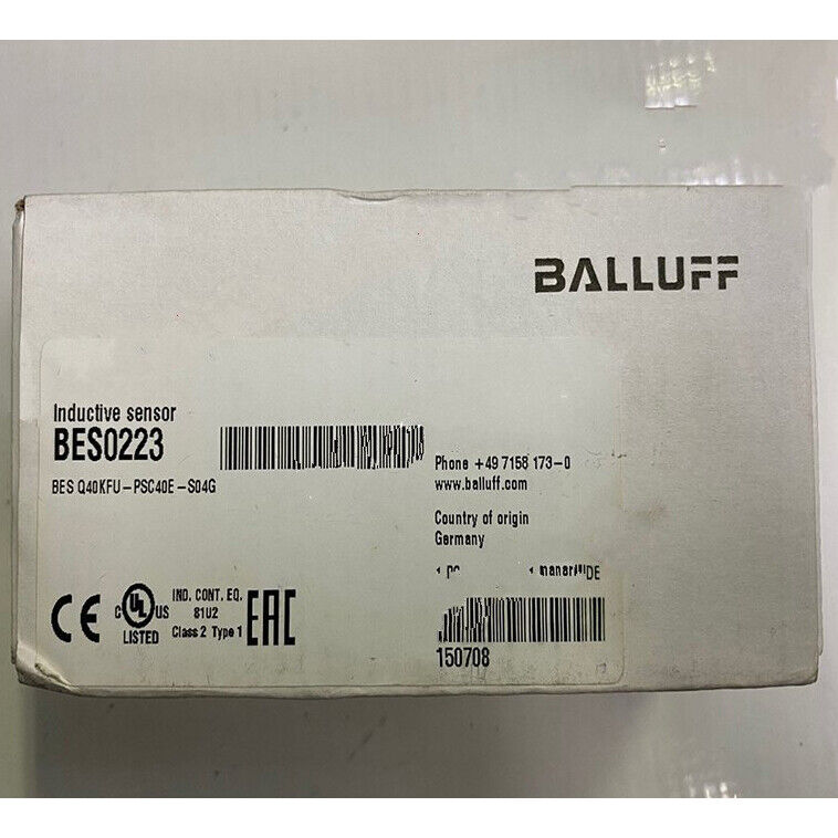 Balluff BES Q40KFU-PSC40E-S04G Proximity Sensor - BALLUFF
