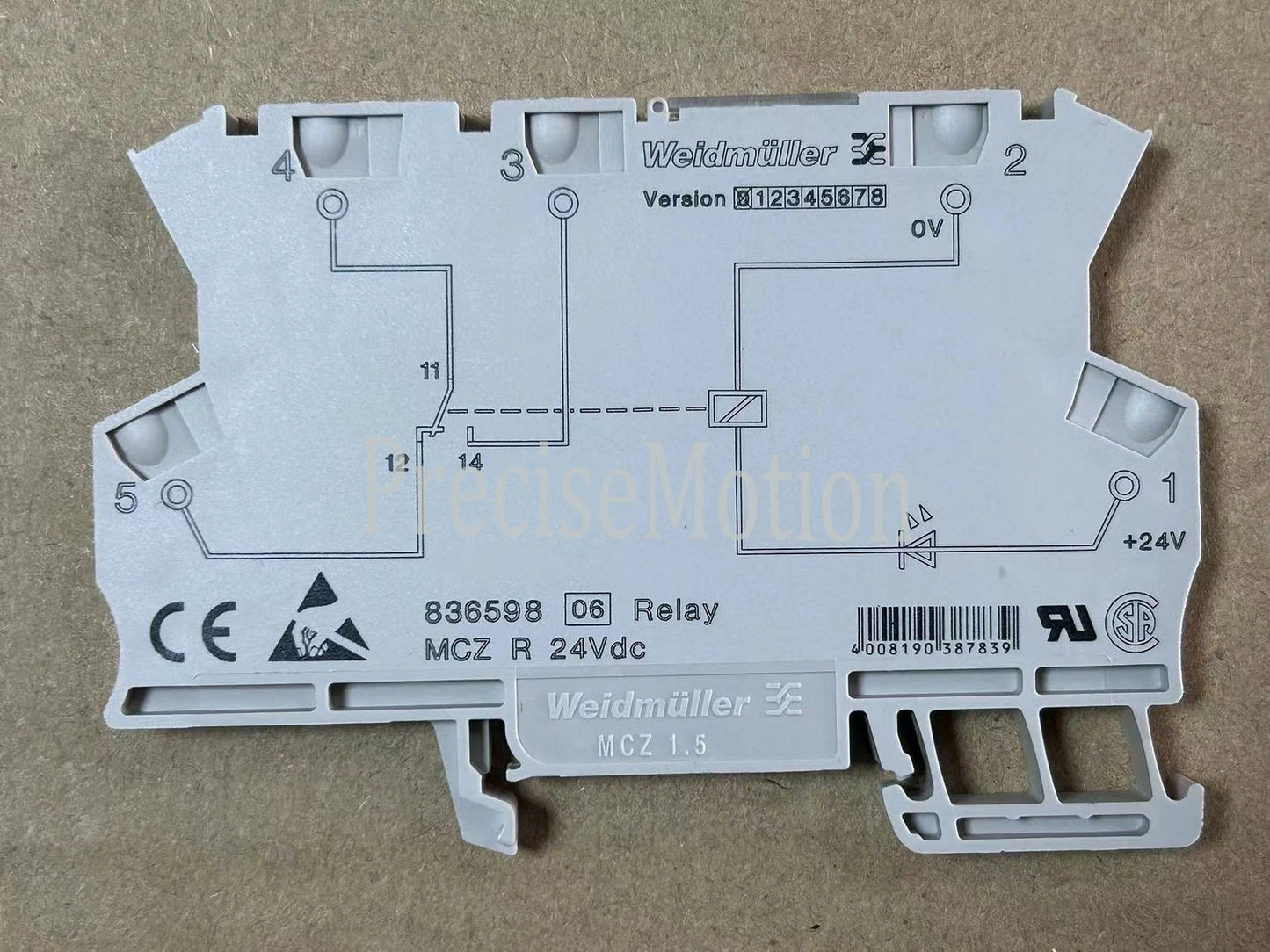 1pc MCZ R 24VDC MCZ 1.5 8365980000 836598 Weidmuller Relay Module