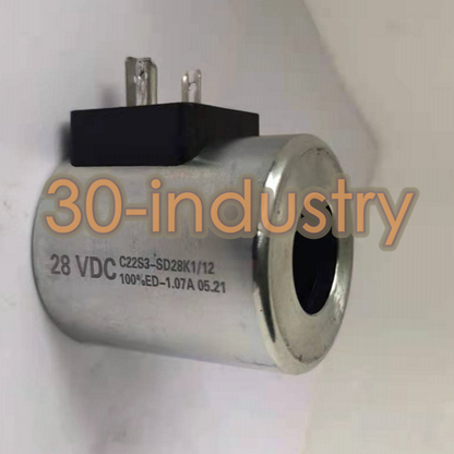 1PCS New C22S3-SD28K1/12 Solenoid Valve Coil 28V DC - RELIABLECOMPONENTS