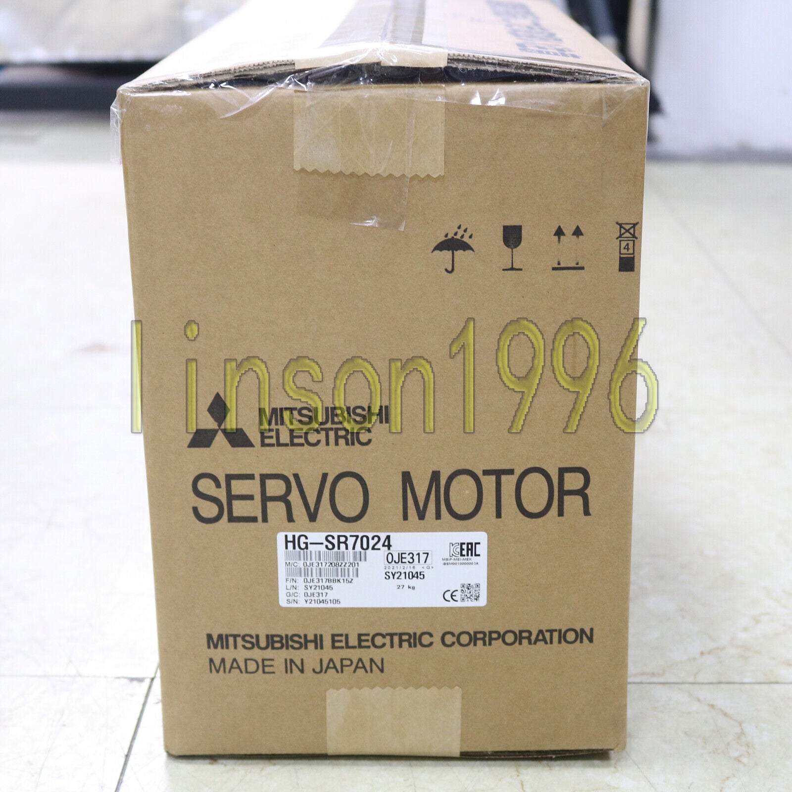 1-PC In-Box Servo Motor HG-SR7024 - MITSUBISHI