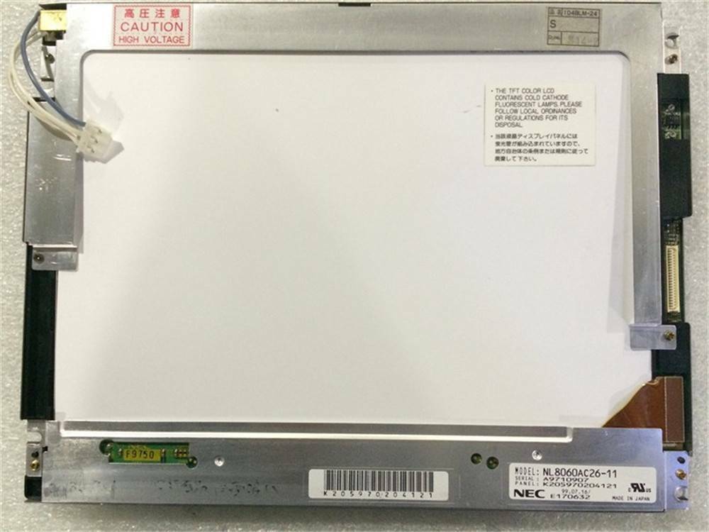 new 1PC 10.4" 800×600 Resolution NEC NL8060AC26-11 LCD Screen panel